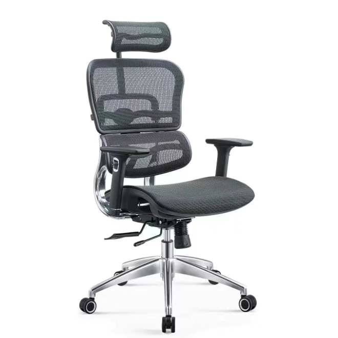 Bürotisch QuickRise Silber